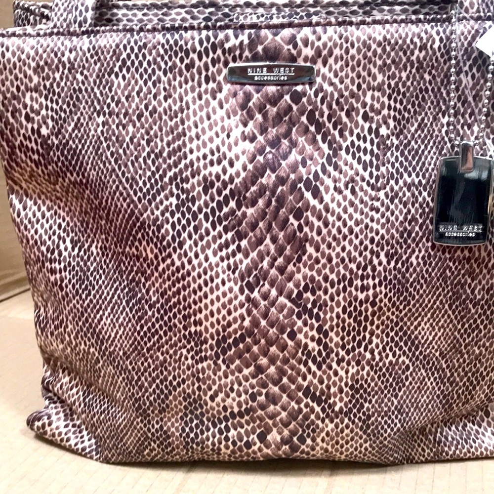 Nine West Leopard fabric purse